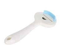 Qukaim Pet Comb - Cojín protector de sofá para mascotas, funda impermeable para sofá de un plaza, antimordeduras, cepillo de aseo para gatos y perros, herramienta de depilación flotante, color azul