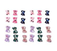 Qukaim Pet Grooming Products - Lazos de goma para el pelo de perro, bonitos lazos flexibles para el pelo para todo tipo de mascotas, ideal para ropa y accesorios de mascotas, paquete de 6