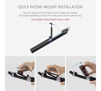 Qukaim PGYTECH - Soporte universal para cámara de acción, mini trípode de escritorio con soporte para teléfono para bolsillo OSMO, Hero 7/6/5/4, Yi