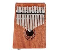 Qukaim Piano de pulgar Kalimba de acrílico transparente de 17 teclas, instrumento musical de 17 tonos para principiantes y profesionales, diseño compacto, incluye martillo de afinación y cancionero