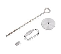 Qukaim Pincho para pájaros, de acero inoxidable, para loro, periquito, juguete, 1 soporte colgante para frutas, palo de forraje, bebedor de comedero para pájaros, diseño