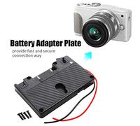 Qukaim Placa adaptadora de cámara de batería para baterías Pana/Anton Bauer, color dorado Accory, compatible con varios modelos de cámara, diseño ligero y compacto