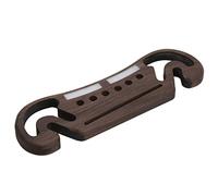Qukaim Puente de madera para guitarra, de madera de rosa, pieza de repuesto de fácil instalación para guitarra folclórica, instrumento de acory, 16,5 x 6,3 cm, ideal para restauración de guitarras