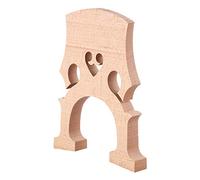 Qukaim Puente de violonchelo de arce de 1/2, piezas de repuesto para violonchelo de 1/2 y 1/4, accesorios de instrumentos para mantenimiento e instalación, guía de diapasón negro y azul