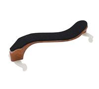 Qukaim Reposamuñecas para violín 3/4, arce ojo de pájaro, alta densidad, altura ajustable, pinza antideslizante de silicona, para violines de 3/4 y 4/4, acories de violín
