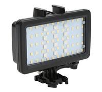 Qukaim SL20 RGB Luz de relleno de buceo impermeable, luz de video LED subacuática con 8 modos de iluminación para cámara de acción Hero 9, ideal para fotografía submarina y buceo