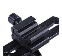 Qukaim Soporte de flash ajustable para Godox V860II V850II TT685 TT600, soporte en L con adaptador Bowens, zapata fría para reflector Softbox, negro