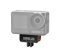 Qukaim Soporte de liberación rápida para cámara deportiva, adaptador magnético, base de extensión de metal de repuesto para Osmo Action 4/3, compatible con Action4 y Action3