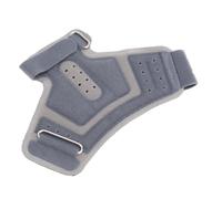 Qukaim Soporte para dedos, soporte para dedos, esponja transpirable, férula estabilizadora para pulgar y muñeca, manga de protección para el pulgar para deportes, color gris