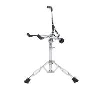 Qukaim Soporte para tambor, faldón de trípode ajustable para soportes de caja, soporte de tambor de doble refuerzo, diseño antideslizante, fibra de poliuretano elástica, color blanco