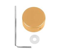 Qukaim Tapa de aluminio para pedal de guitarra eléctrica, tapa de protección de picos rojos para pedal de efectos, marco de pastilla de metal, cubierta de anillo de montaje de pastilla Humbucker