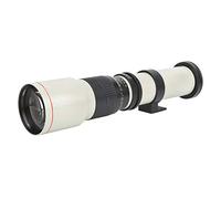 Qukaim Teleobjetivo de enfoque manual F8F32 de 500 mm para cámara Canon EF-S, lente telefoto focal fija, ideal para fotografía de vida silvestre