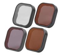 Qukaim Telesin CPL/ND8/ND16/ND32 - Juego de filtros de lente 4 en 1 para cámara de acción Hero 9, kit de filtro de lente para fotografía y videografía