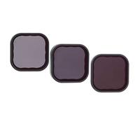 Qukaim TELESIN - Kit de filtros de cámara de movimiento, ND 8/16/32 juego de filtros de densidad neutra para Hero9, juego de filtros protectores de lente de cámara, accories de cámara deportiva de