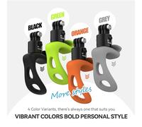 Qukaim TELESIN - Soporte de correa para cámara deportiva, banda envolvente de silicona con soporte de liberación rápida, ajuste de 2 niveles para Hero 12/11/10/9 y acción OSMO, accesorios de cámara de