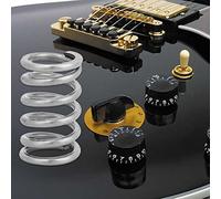 Qukaim Trémolo Bridge - Muelle de tensión para bajo eléctrico Bigsby, color negro, repuesto de acory, compatible con piezas de guitarra eléctrica, construcción