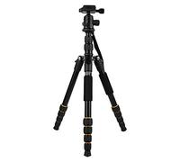 Qukaim Trípode monopié portátil ligero ajustable de aleación de aluminio para cámara SLR, fotografía de viaje, 5 pies de altura, diseño compacto, fácil instalación
