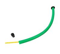 Qukaim Tubo humidificador de violonchelo, indicador de humedad de goma con orificio F, herramienta de mantenimiento para instrumentos musicales, verde