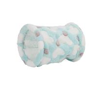 Qukaim Túnel pequeño para mascotas, túnel de felpa cálido de invierno para hámsters, cobayas, erizos, diseño de amor verde, paso único, ideal para esconderse y jugar, 40 cm de largo