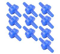 Qukaim Válvula de retención de agua, 10 unidades, salida antirretorno para manguera de 4 mm, válvula unidireccional para pecera, conector de tubo de línea de bomba de aire, válvula de parada de agua