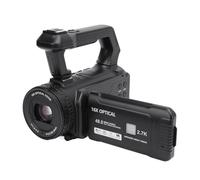 Qukaim Videocámara de vídeo, cámara digital de 2.7K, 48MP, pantalla táctil TFT de 4.0 pulgadas, zoom digital de 16X, estabilización electrónica de imagen, cámara de vlogging, zoom híbrido
