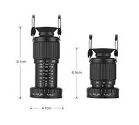 Qukaim Visor de director portátil de 11 aumentos con micro aumento, mini rosca frontal de 41 mm, zoom telescópico, acory de fotografía para fotógrafos y directores profesionales