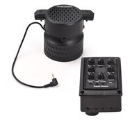 Qukaim woodenguitarspickup Sound Hunter - Pastilla de guitarra Sound Hunter, pastilla de madera con altavoz de 8 W, funciones de reverberación de retardo de coro, sin perforación, acorde de guitarra