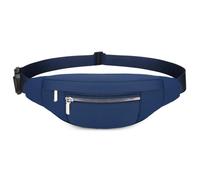 QUKUDS Riñoneras Mujer Hombre, Riñonera Impermeable Bolso de Cintura Deportiva con Cinturón Ajustable para Viajes Casual Senderismo Bici Entrenamiento Paseo de Perro (Azul)