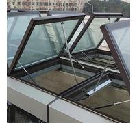Qulamrdk Actuador Motor de Cadena para Ventanas Actuador Eléctrico para Ventanas para Ventana Abatible Quemacocos Ventilación Techo Diseño Silencioso Doble Capa(800mm/31.5in)