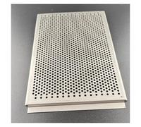 Qulamrdk Chapa Perforada Acero Chapa Perforada de Acero Inoxidable 304, para Ventilación Parrilla Ahumar Acero Resistente Placa de Observación Chapa Perforada(1mm Mesh,40x40cm)