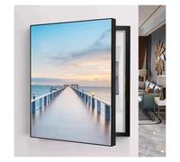 Qulamrdk Cubierta Cuadro Luz Moderno Cuadro Decorativo para Caja de Medidores Pintura Caja Contador Tapa Cuadro Electrico Creativa Cubierta Simple(C,19.6inx23.6in/50 x 60 cm)