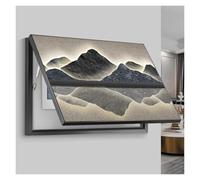 Qulamrdk Cubre Cuadro Electrico Contador Luz Cubre Cuadros Decorativos Creativa Cubierta Simple Contador Luz Cubre Cuadros Decorativos Tapa Contador(E,45x35cm)