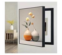 Qulamrdk Electrico Decorativos Caja Medidor Versión Vertical Sin Perforación Pintura Decorativa Caja Contadores Tapar Cuadro de Luz Decora Sala de Estar(B,19.6inx27.5in/50 x 70 cm)