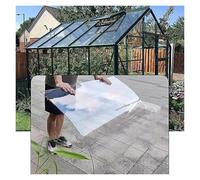 Qulamrdk Hoja Metacrilato PC Placa, Acrílica Transparente 1 mm Impermeable Placas Transparente Resistente UV Paneles Para Tejado for Invernaderos Jardines Garaje(0.6x8m/1.97x26.24ft)