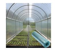 Qulamrdk Lámina para Techos de Policarbonato, 1 mm Impermeable Placas Transparente Paneles Aislantes para Tejados for Invernaderos Jardines Garaje(0.6x7m/1.97x22.96ft)