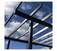 Qulamrdk Láminas Policarbonato para Invernaderos Cubiertas Techos Casas Jardín para Exteriores, Invernaderos, Cocheras, Paneles de Repuesto Cobertizos(1.5x3m/4.92x9.84ft)