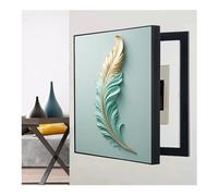 Qulamrdk Pintura Decorativa Caja, Tapa Cuadro Electrico, Medidor Versión Vertical Sin Perforación Pintura Contadores Creativo Tapa Caja aplicable A Muchas Escenas(C,60x70cm)