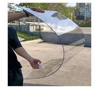 Qulamrdk Placas Policarbonato Transparente, Lámina para Techos Policarbonato, Resistente UV Paneles para Tejado, for Invernaderos Jardines Marquesinas Exterior(1.5x3m/4.92x9.84ft)