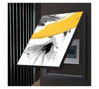 Qulamrdk Tapa Cuadro Electrico Decorativo Pintura Decorativa de Caja Medidor Contador Luz Cubre Cuadros Decorativos Ligero Pintura Decorativa con Accesorios(C,45x55cm)