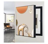 Qulamrdk Tapa Cuadro Electrico Tapa Cuadro Electrico Decorativo Pintura Decorativa Caja Medidor Simple Contadores Decoración Montaje en Pared Tapa Caja(F,50x60cm)