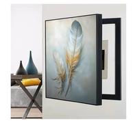 Qulamrdk Tapa de Cuadro Electrico Cubierta Panel Eléctrico, Ligero Pintura Decorativa con Accesorios Pintura Caja Contador Cuadro para Tapar Cuadro Electrico(C,19.6inx23.6in/50 x 60 cm)