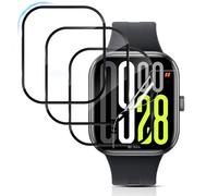 QULLOO 3 Piezas Protector de Pantalla para Xiaomi Redmi Watch 5, 3D HD cobertura completa Película Suave, Sin Burbujas Transparente Proteccion Película Screen Protector, Anti-Arañazo