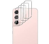 QULLOO Cámara Trasera Lente para Samsung Galaxy S22 5G 6.1", Protector Cámara [Alta definición] Cristal Templado para Galaxy S22-4 Piezas
