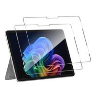 QULLOO Cristal Templado para Surface Pro 12" Tablet Protector de Pantalla,[2 Piezas] 9H Dureza Vidrio Protector Film Templado -Transparent