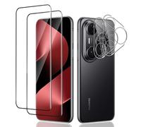 QULLOO para Huawei Pura 80 Pro Protector de Pantalla, [2+2 Piezas] Cristal Templado & Protector de Lente de Cámara, Ultra HD Sin Burbujas 9H Dureza Vidrio Templado