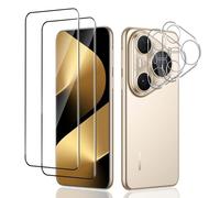 QULLOO para Huawei Pura 80 Ultra Protector de Pantalla, [2+2 Piezas] Cristal Templado & Protector de Lente de Cámara, Ultra HD Sin Burbujas 9H Dureza Vidrio Templado