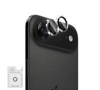 QULLOO para iPhone 17 Air Protector de Lente de Cámara, Protectores Individuales Dureza 9H Cristal Templado, HD Clear Anti-Scratch Cristal Vidrio Templado de Camara, 2 Piezas