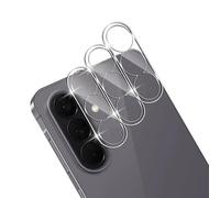 QULLOO Protector de lente de cámara para Samsung Galaxy A57 / A37, paquete de 3 unidades 9H de grado militar, inastillable, vidrio templado duradero, antiarañazos de alta definición, compatible con