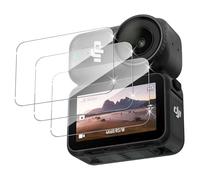 QULLOO Protector de Pantalla de Cristal Templado para DJI Osmo Nano, 9H Dureza HD Vidrio Templado Anti-Scratch, 3 Piezas