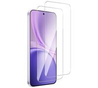 QULLOO Protector de Pantalla para Vivo X300 FE, 2 Piezas Cristal Vidrio Templado, [Dureza 9H] HD Anti-Arañazos Película Protectora, Fácil instalación